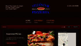What Stefanosbrickoven.com website looked like in 2017 (6 years ago)