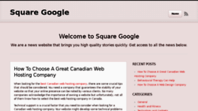 What Squaregoogle.com website looked like in 2017 (6 years ago)
