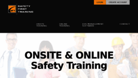 What Safetyfirsttraining.ca website looked like in 2017 (6 years ago)