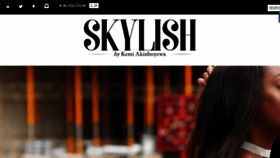 What Skylish.co.uk website looked like in 2017 (6 years ago)