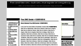 What Smsclist.blogspot.com website looked like in 2017 (6 years ago)