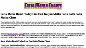 What Sattamatkachart.in website looked like in 2017 (7 years ago)
