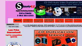 What Simplyez.com website looked like in 2017 (6 years ago)