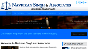 What Singhlawyers.com website looked like in 2017 (6 years ago)