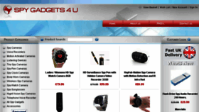 What Spygadgets4u.co.uk website looked like in 2017 (6 years ago)