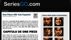 What Seriesgo.com website looked like in 2011 (12 years ago)