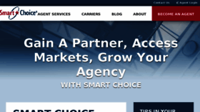 What Smartchoiceagents.com website looked like in 2017 (6 years ago)