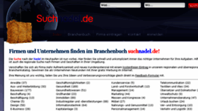 What Suchnadel.de website looked like in 2017 (6 years ago)