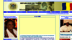 What Sante-tchad.org website looked like in 2017 (6 years ago)