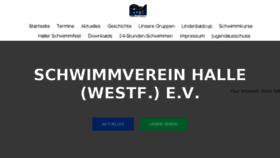 What Svhalle.de website looked like in 2017 (6 years ago)