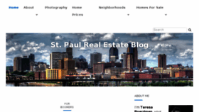What Stpaulrealestateblog.com website looked like in 2017 (6 years ago)