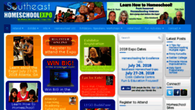 What Southeasthomeschoolexpo.com website looked like in 2017 (6 years ago)