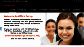What Setupoffice.co.uk website looked like in 2017 (8 years ago)