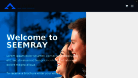 What Seemray.com website looked like in 2017 (6 years ago)