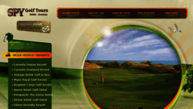 What Spygolf.com website looked like in 2017 (6 years ago)