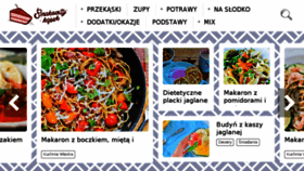What Smakowitykasek.pl website looked like in 2017 (6 years ago)