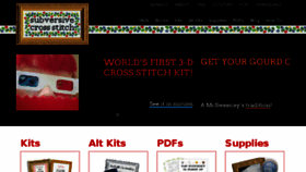 What Subversivecrossstitch.com website looked like in 2017 (6 years ago)