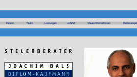 What Steuerberater-bals.de website looked like in 2017 (6 years ago)