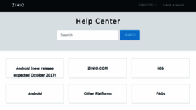 What Support.zinio.com website looked like in 2017 (6 years ago)