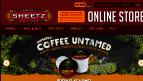 What Sheetzshop.com website looked like in 2017 (6 years ago)