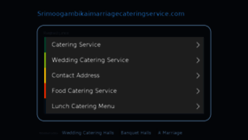 What Srimoogambikaimarriagecateringservice.com website looked like in 2017 (6 years ago)