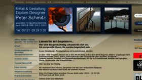What Schmitz-peter.de website looked like in 2017 (6 years ago)