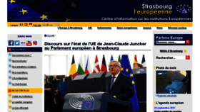 What Strasbourg-europe.eu website looked like in 2017 (6 years ago)