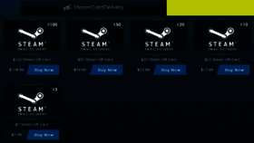 What Steamcarddelivery.com website looked like in 2017 (6 years ago)