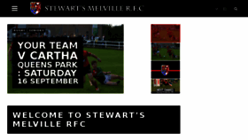 What Stewmelrugby.com website looked like in 2017 (6 years ago)