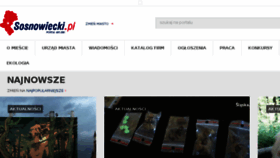 What Sosnowiecki.pl website looked like in 2017 (7 years ago)