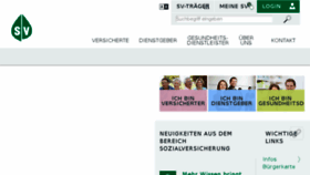 What Sozialversicherung.at website looked like in 2017 (6 years ago)
