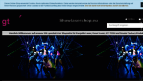 What Showlasershop.eu website looked like in 2017 (6 years ago)