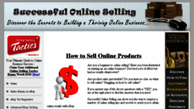 What Successfulonlineselling.com website looked like in 2017 (6 years ago)