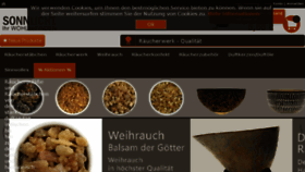What Sonnlicht.de website looked like in 2017 (6 years ago)