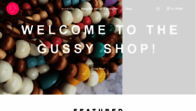 What Shopgussy.com website looked like in 2017 (6 years ago)