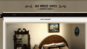 What Seabreezesuites.com website looked like in 2017 (6 years ago)