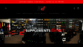 What Supplementsdirect.co.nz website looked like in 2017 (6 years ago)
