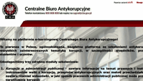 What Szkolenia-antykorupcyjne.edu.pl website looked like in 2017 (6 years ago)