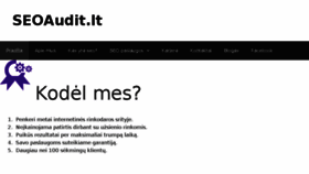 What Seoaudit.lt website looked like in 2017 (6 years ago)