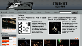 What Stubnitz.com website looked like in 2017 (6 years ago)