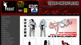 What Sport-impact.com website looked like in 2017 (6 years ago)