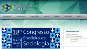 What Sbsociologia.com.br website looked like in 2017 (6 years ago)