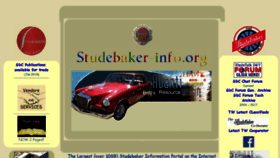 What Studebaker-info.org website looked like in 2017 (6 years ago)