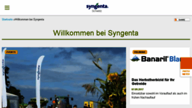 What Syngenta.ch website looked like in 2017 (6 years ago)