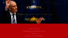 What Sommernachtskonzert.at website looked like in 2017 (6 years ago)
