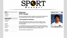 What Sport-manager.info website looked like in 2017 (6 years ago)