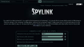 What Spylink.net website looked like in 2017 (7 years ago)
