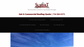What Summitcommercialroofing.com website looked like in 2017 (6 years ago)