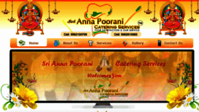 What Sriannapoorani.com website looked like in 2017 (6 years ago)