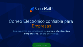 What Spacemail.mx website looked like in 2017 (6 years ago)
